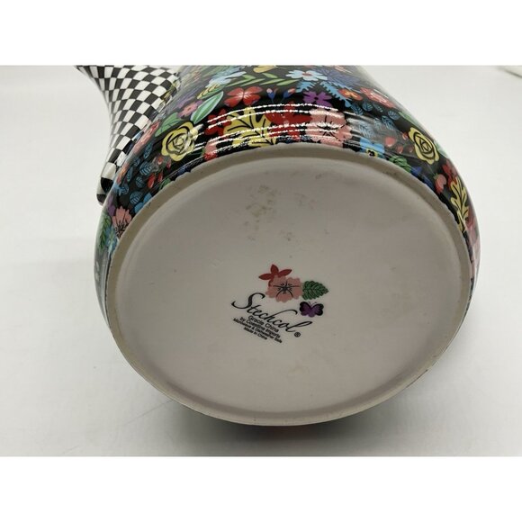 Gracie Stechcol Mad Hatter Design TEAPOT Bone China Made in England Collectible - Picture 15 of 16